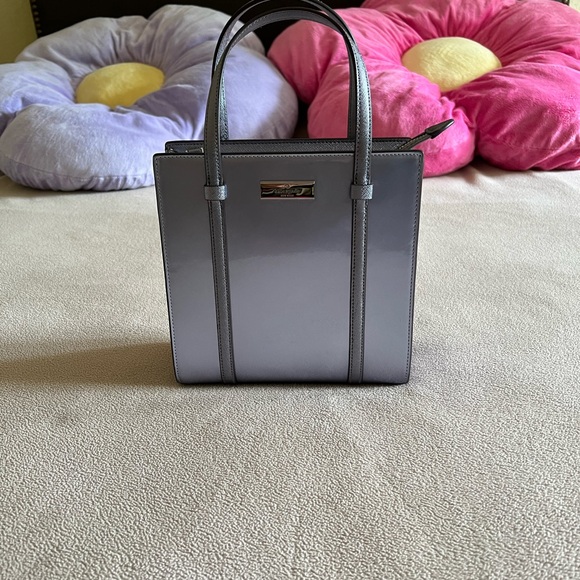 Kate Spade Metallic Gray Satchel - Picture 3 of 13